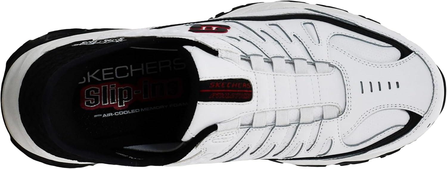 imageSkechers Mens Afterburn M Fit Grill CaptainWhiteBlackRed