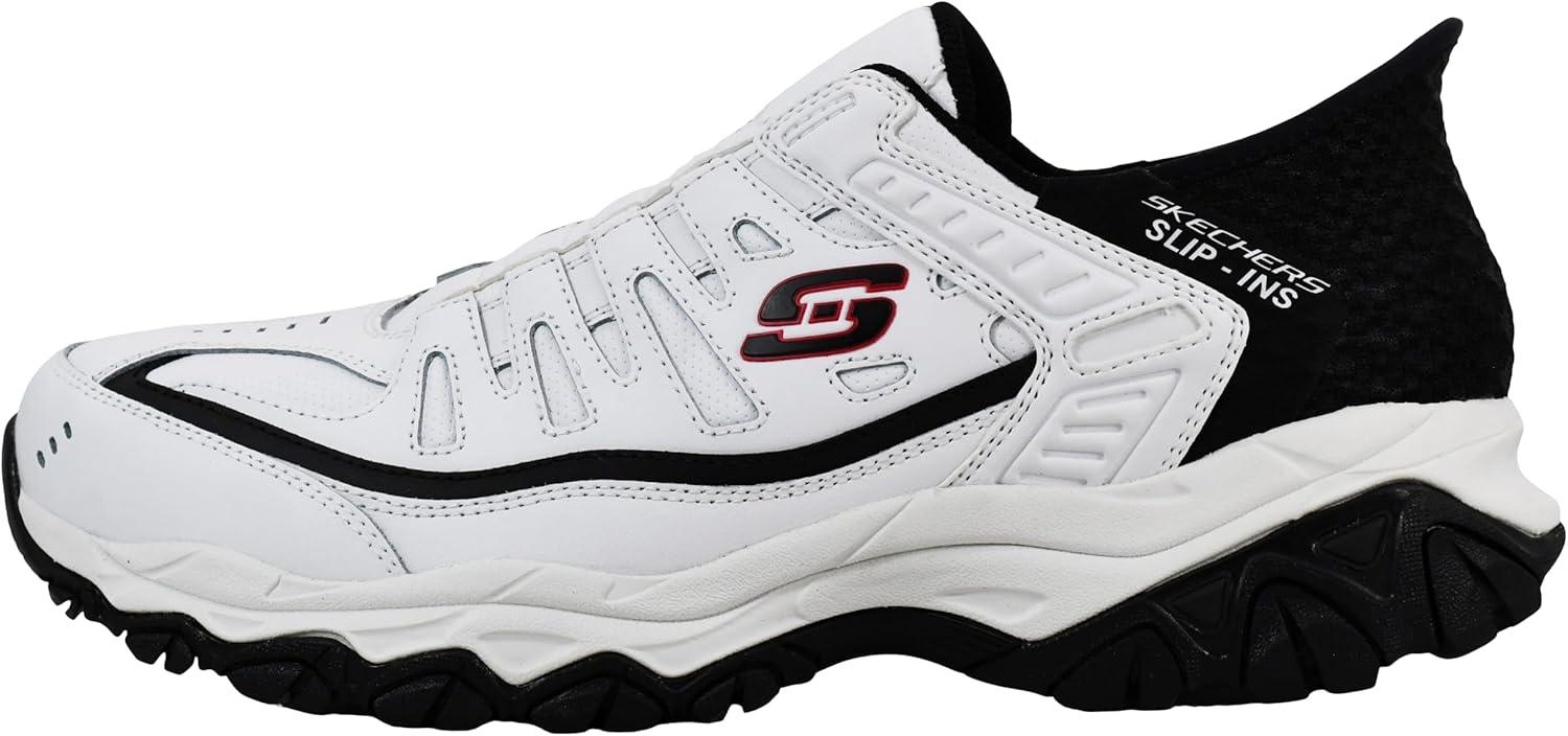 imageSkechers Mens Afterburn M Fit Grill CaptainWhiteBlackRed
