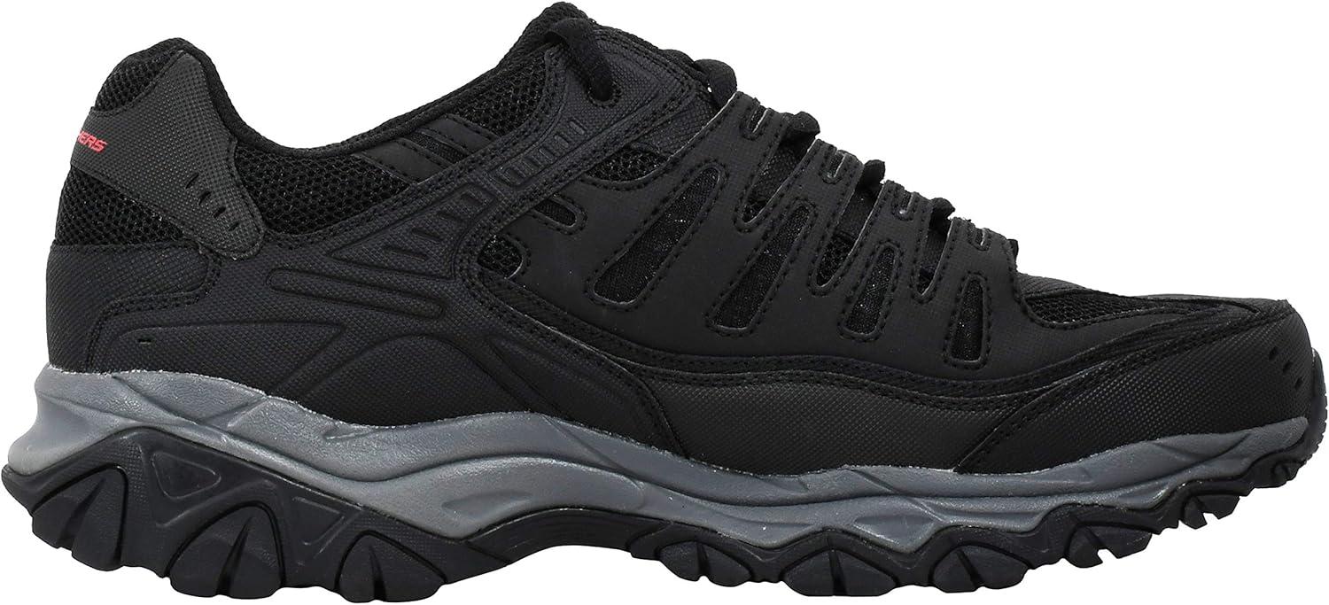 imageSkechers Mens Afterburn M Fit ReprintBlackGreyRed