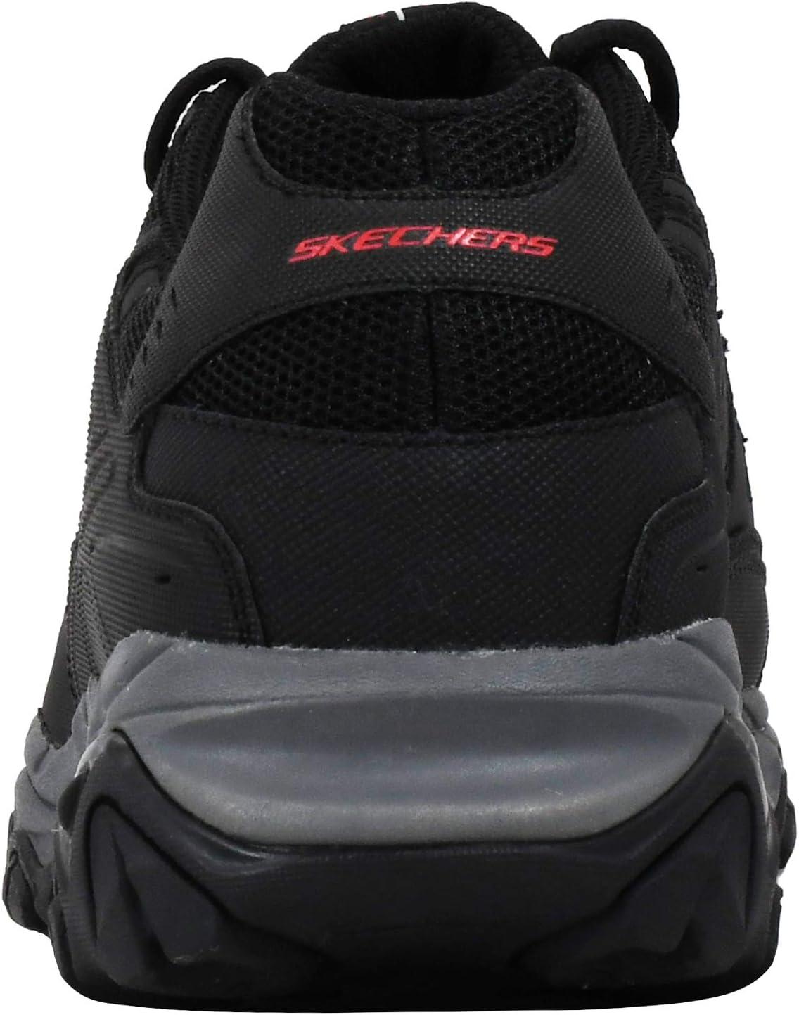 imageSkechers Mens Afterburn M Fit ReprintBlackGreyRed