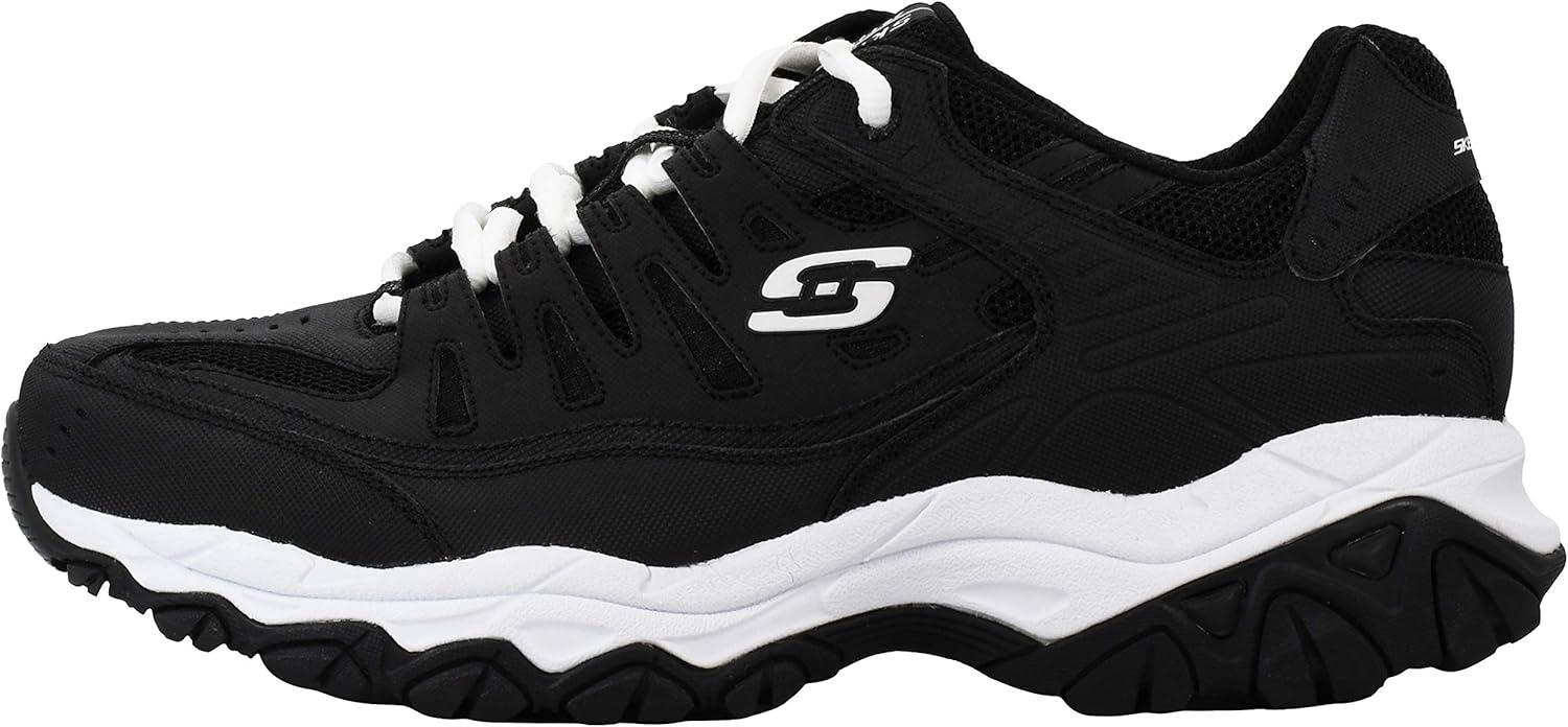imageSkechers Mens Afterburn M Fit ReprintBlackWhite