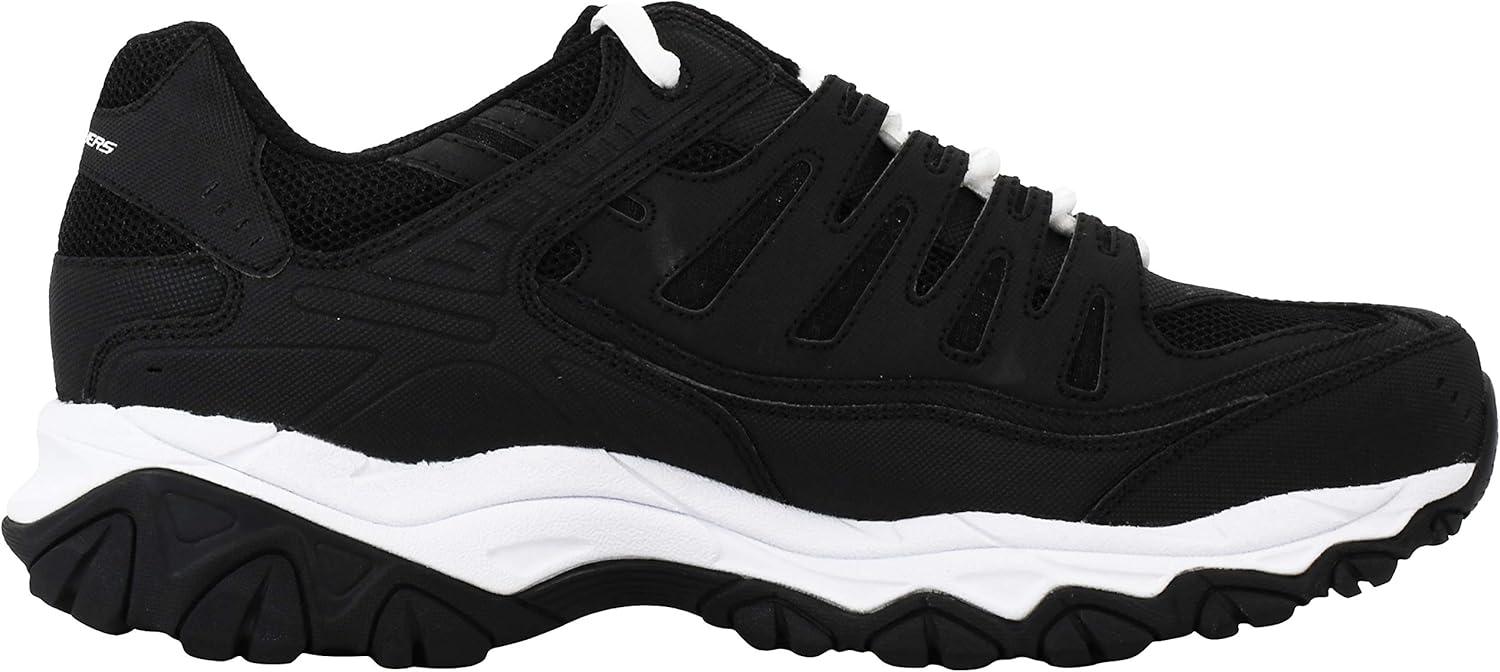 imageSkechers Mens Afterburn M Fit ReprintBlackWhite