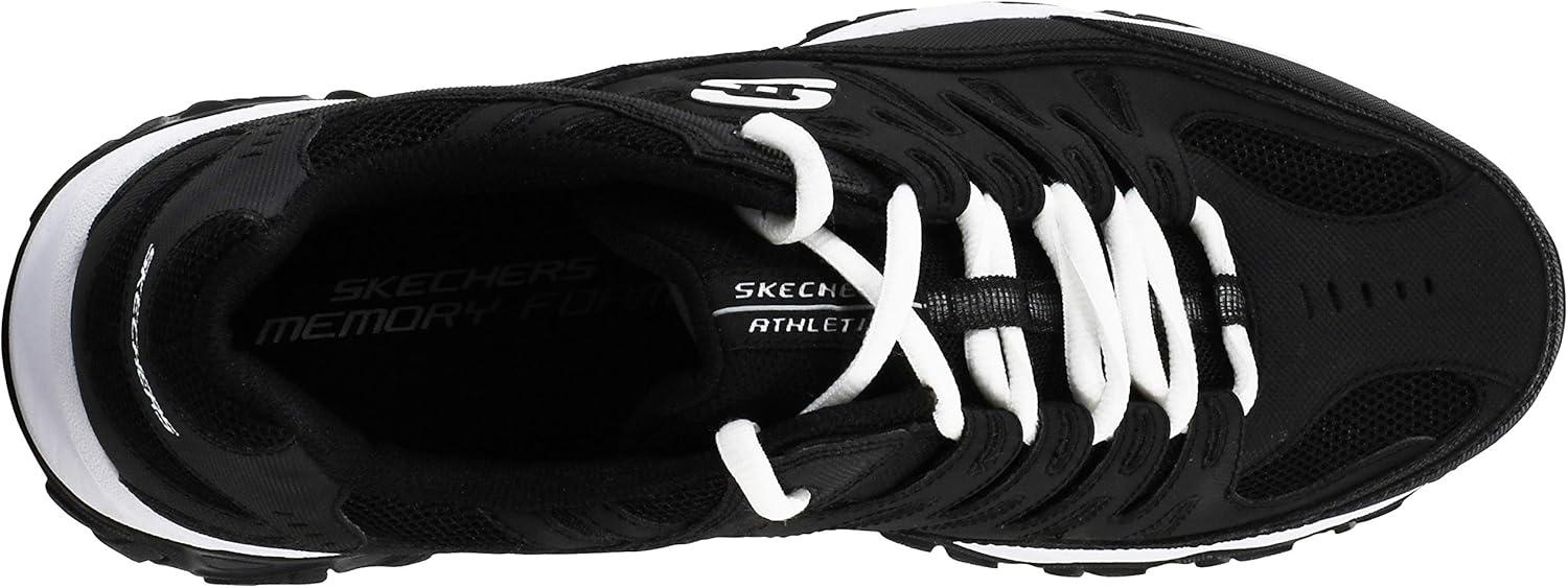 imageSkechers Mens Afterburn M Fit ReprintBlackWhite