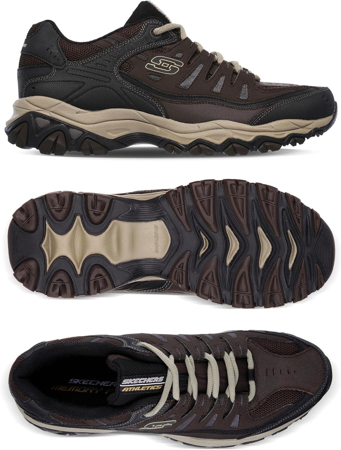imageSkechers Mens Afterburn M Fit ReprintBrownTaupe