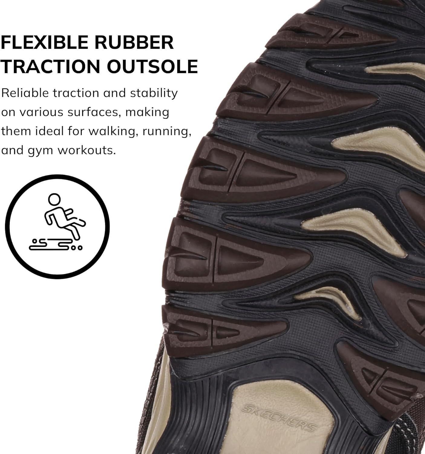 imageSkechers Mens Afterburn M Fit ReprintBrownTaupe