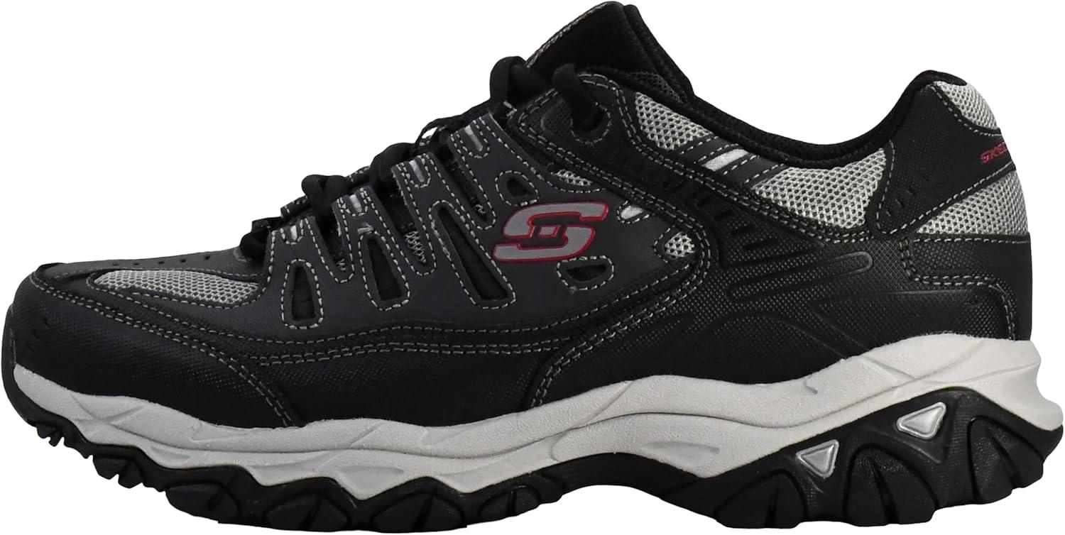 imageSkechers Mens Afterburn M Fit ReprintCharcoalBlack