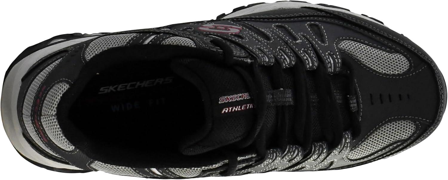 imageSkechers Mens Afterburn M Fit ReprintCharcoalBlack