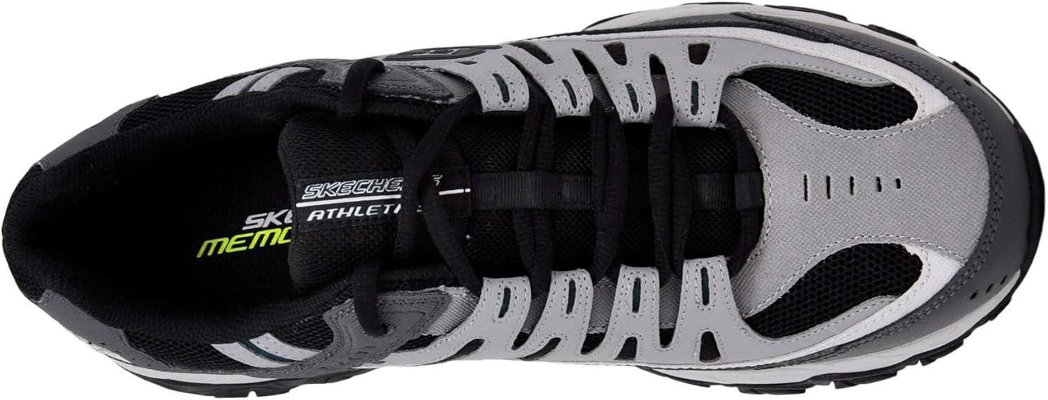 imageSkechers Mens Afterburn M Fit ReprintCharcoalGreen