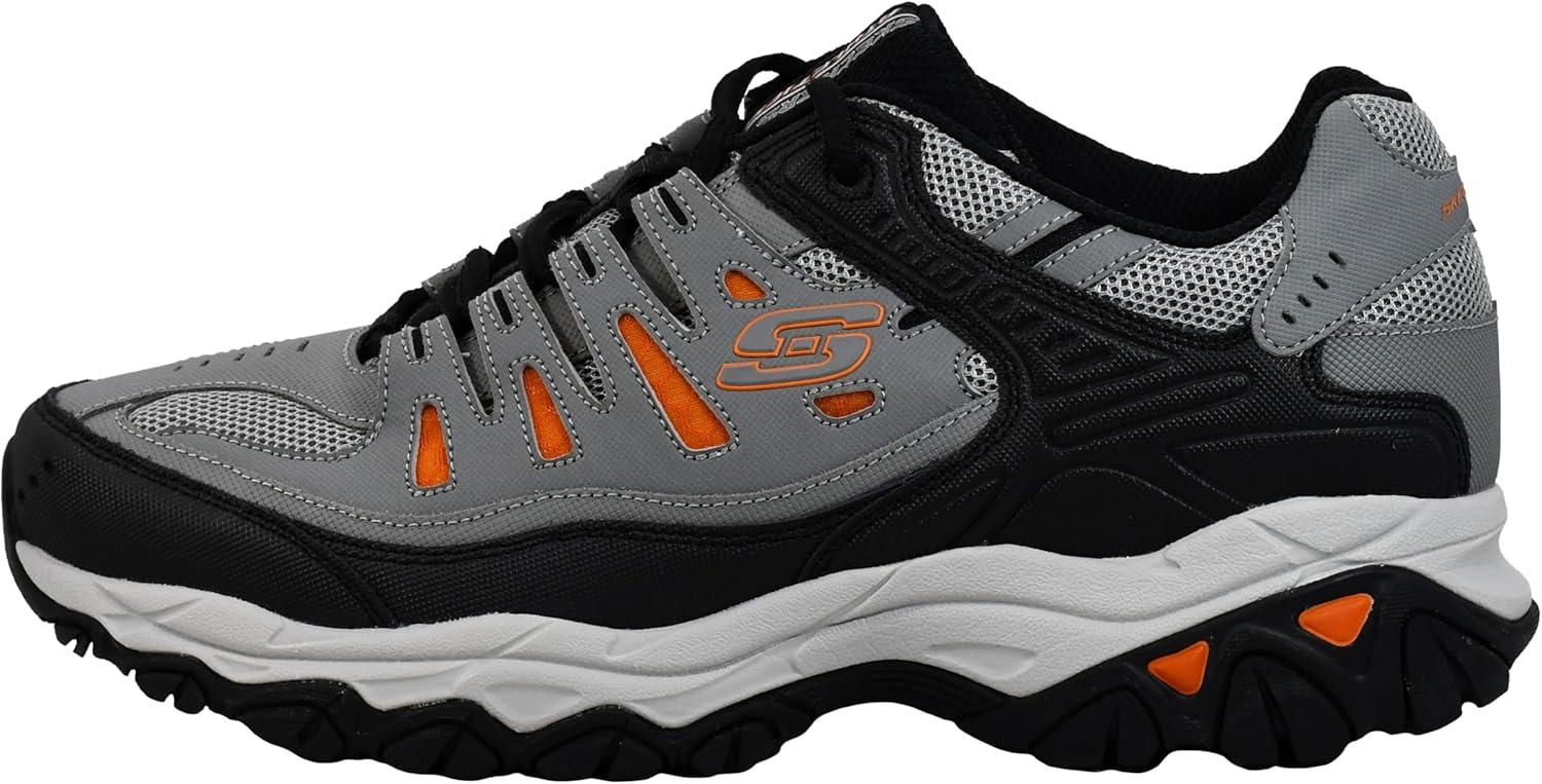 imageSkechers Mens Afterburn M Fit ReprintCharcoalOrange