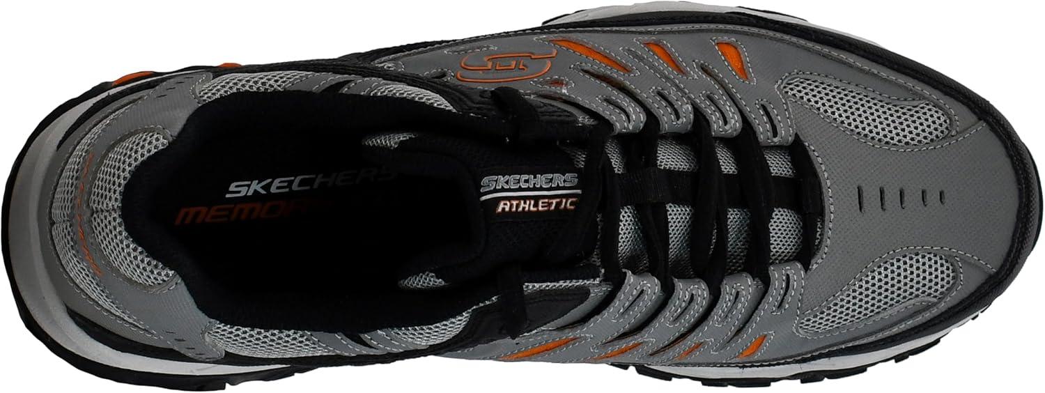 imageSkechers Mens Afterburn M Fit ReprintCharcoalOrange