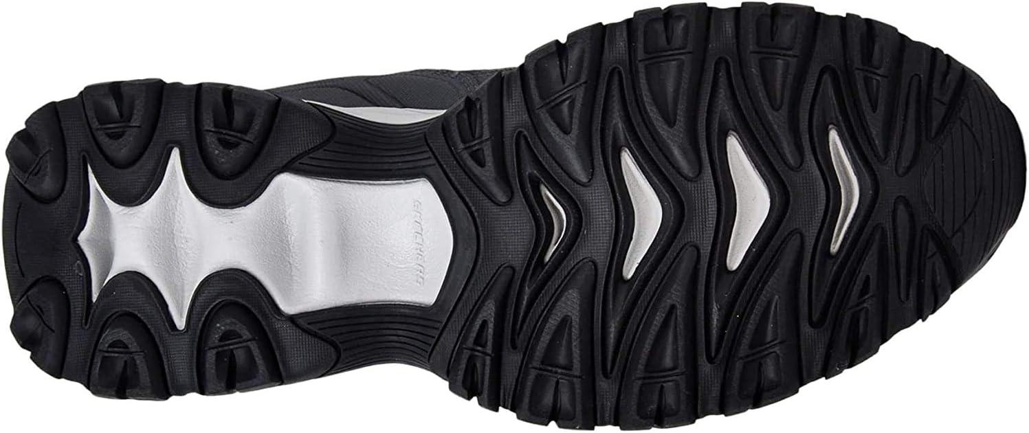 imageSkechers Mens Afterburn M Fit ReprintCharcoalRed