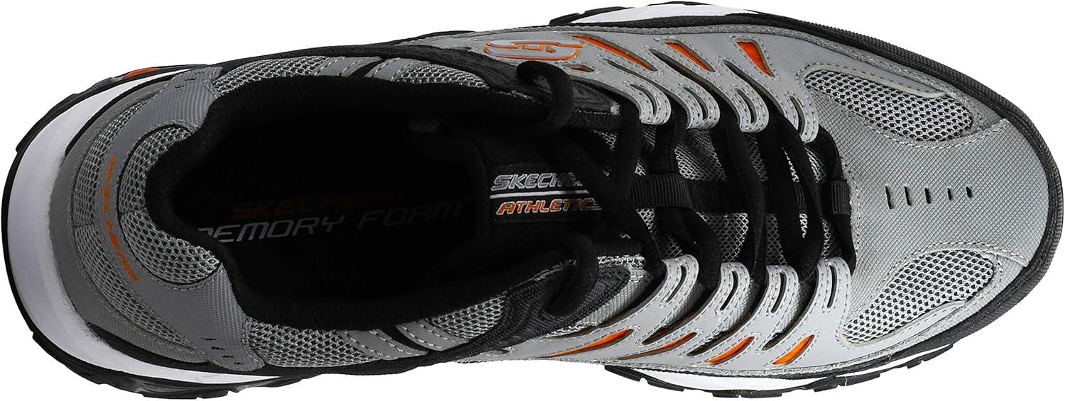 imageSkechers Mens Afterburn M Fit ReprintGreyOrange
