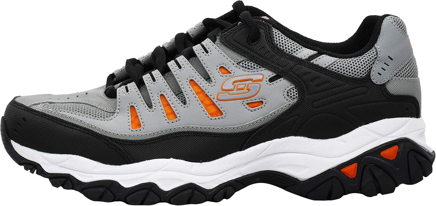 imageSkechers Mens Afterburn M Fit ReprintGreyOrange