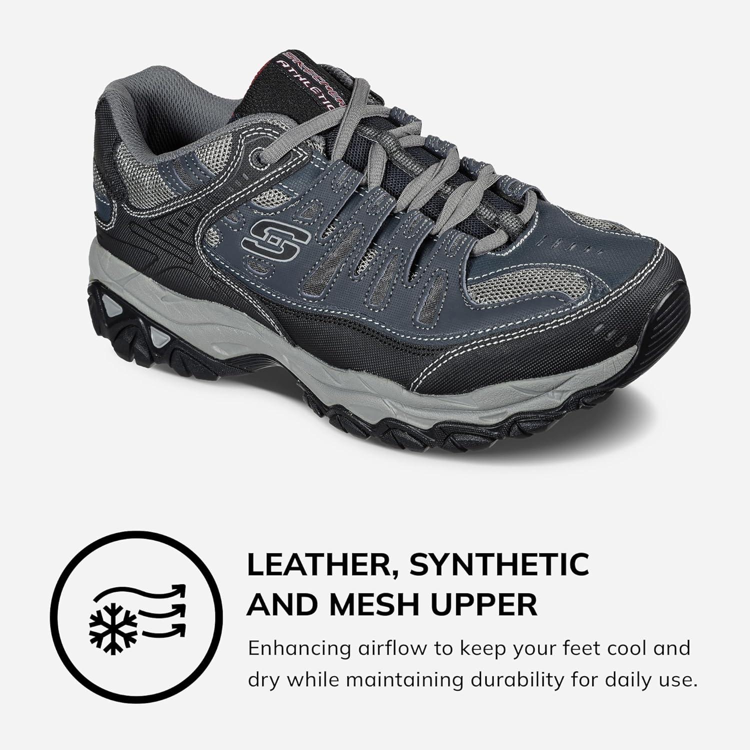 imageSkechers Mens Afterburn M Fit ReprintNavy