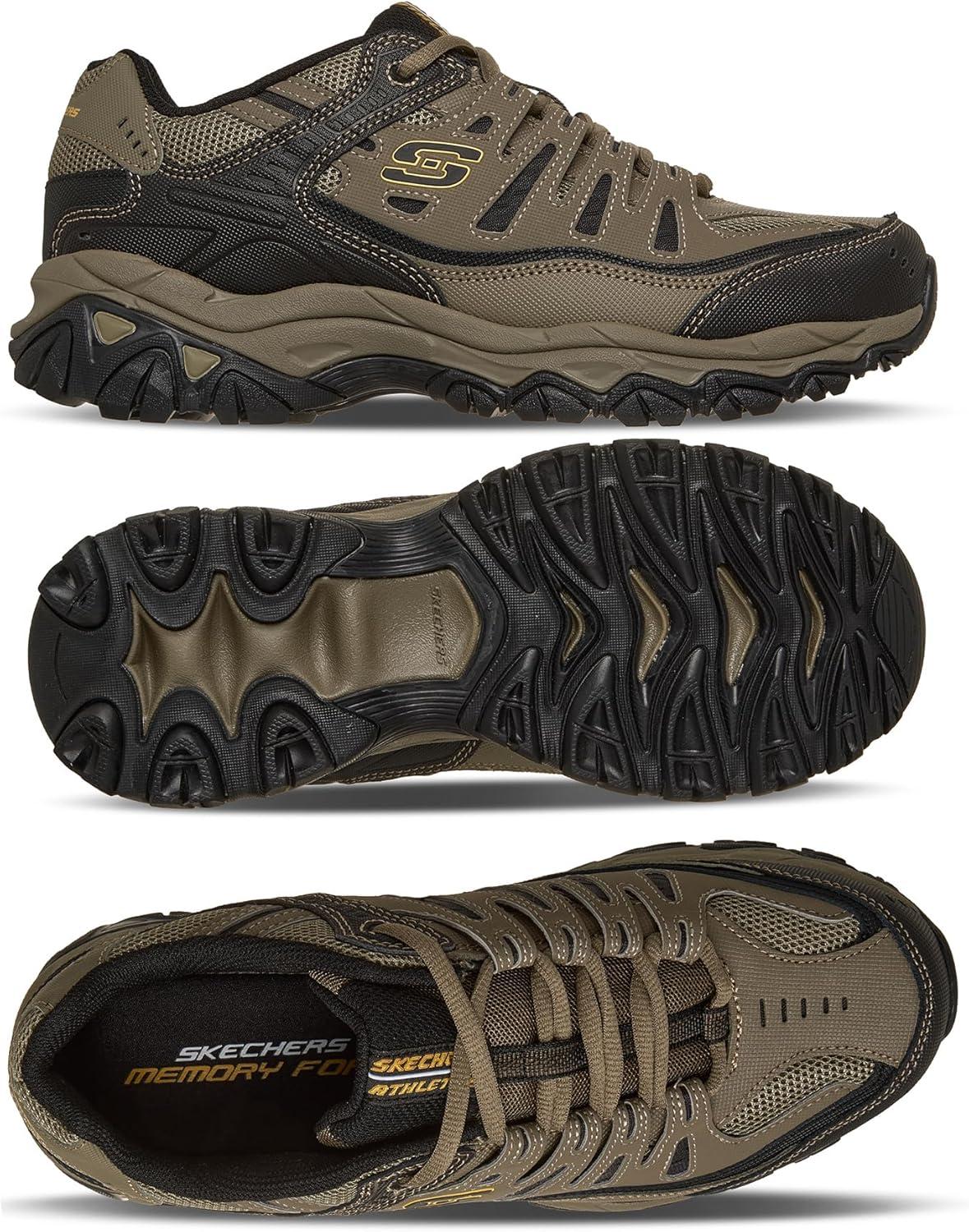 imageSkechers Mens Afterburn M Fit ReprintPebbleBlack