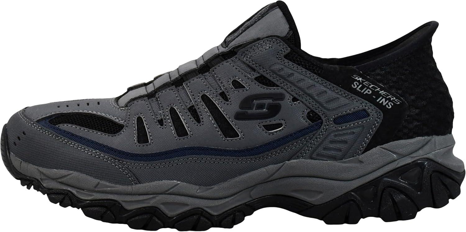 imageSkechers Mens Afterburn M Fit Ridgeburn Hands Free Slipin LoafersCharcoal