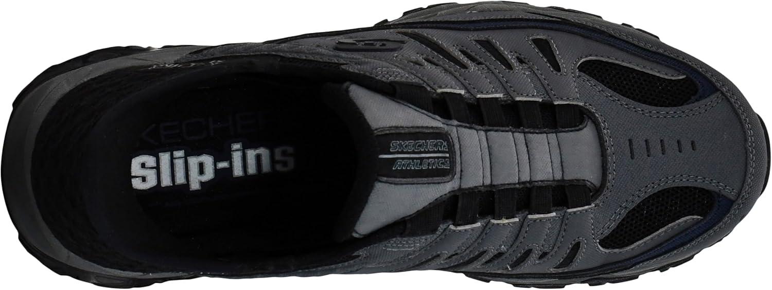 imageSkechers Mens Afterburn M Fit Ridgeburn Hands Free Slipin LoafersCharcoal