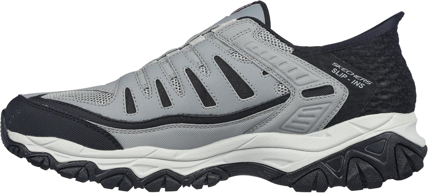 imageSkechers Mens Afterburn M Fit Ridgeburn Hands Free Slipin LoafersGrayBlack