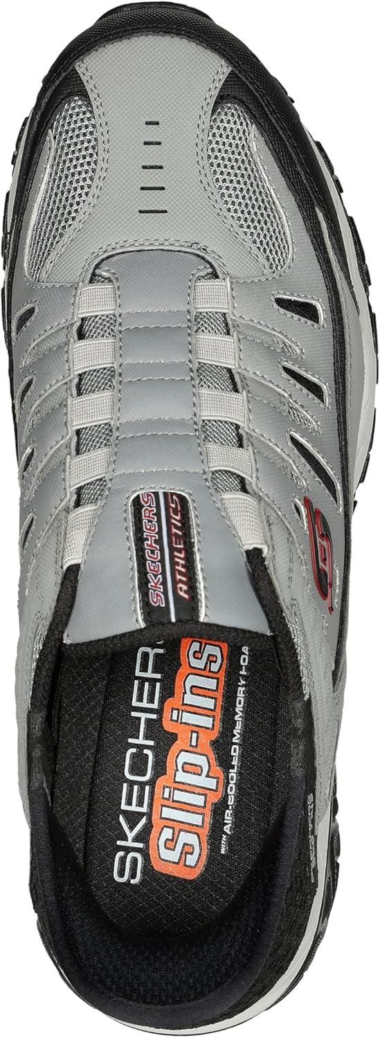 imageSkechers Mens Afterburn M Fit Ridgeburn Hands Free Slipin LoafersGrayBlack