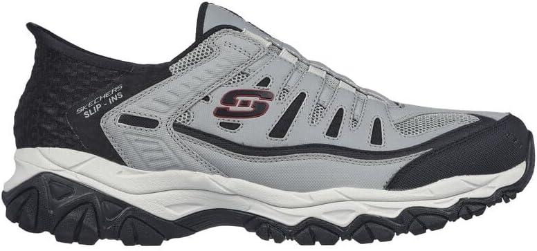 imageSkechers Mens Afterburn M Fit Ridgeburn Hands Free Slipin LoafersGreyBlack