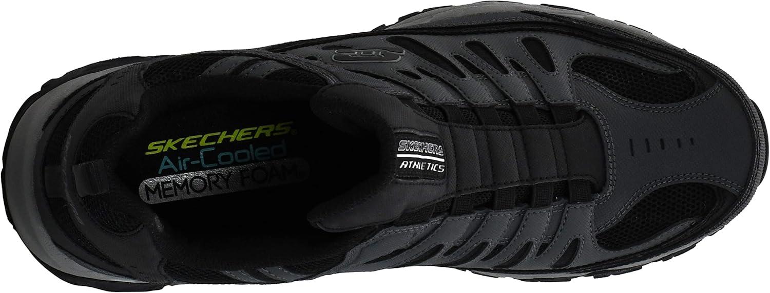 imageSkechers Mens Afterburn M Fit WontedLoaferCharcoalBlack