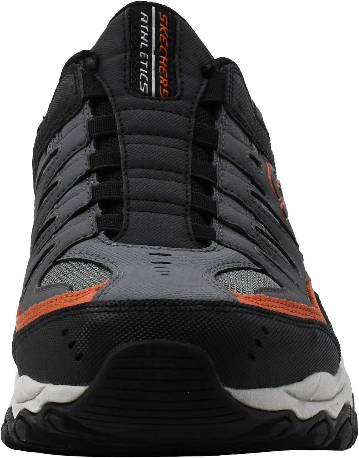 imageSkechers Mens Afterburn M Fit WontedLoaferCharcoalOrange