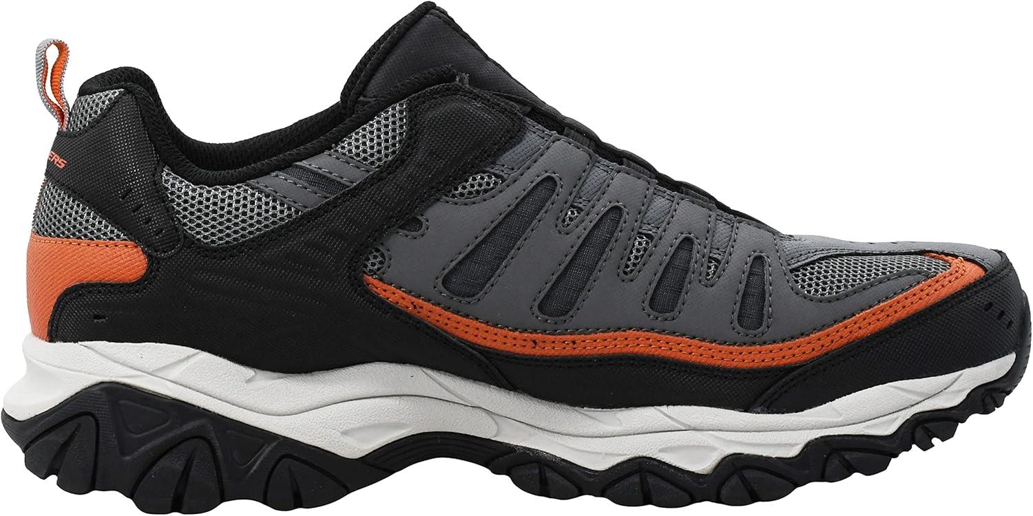 imageSkechers Mens Afterburn M Fit WontedLoaferCharcoalOrange