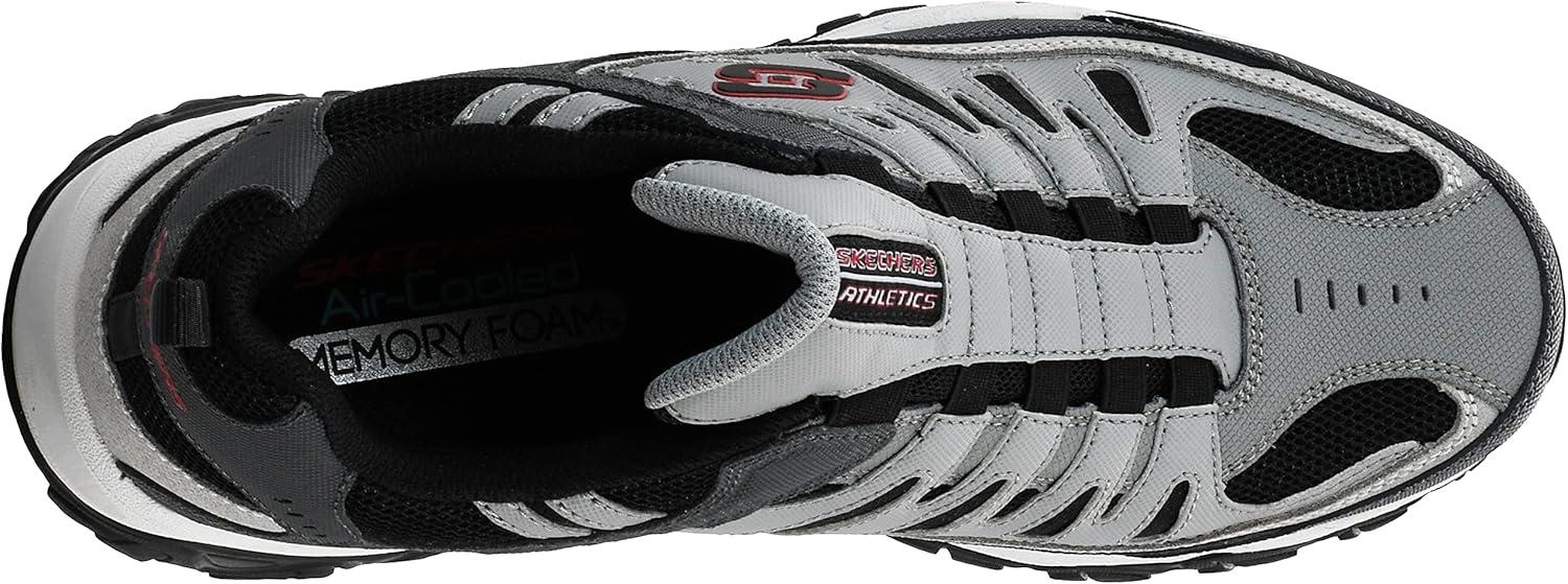imageSkechers Mens Afterburn M Fit WontedLoaferCharcoalRed
