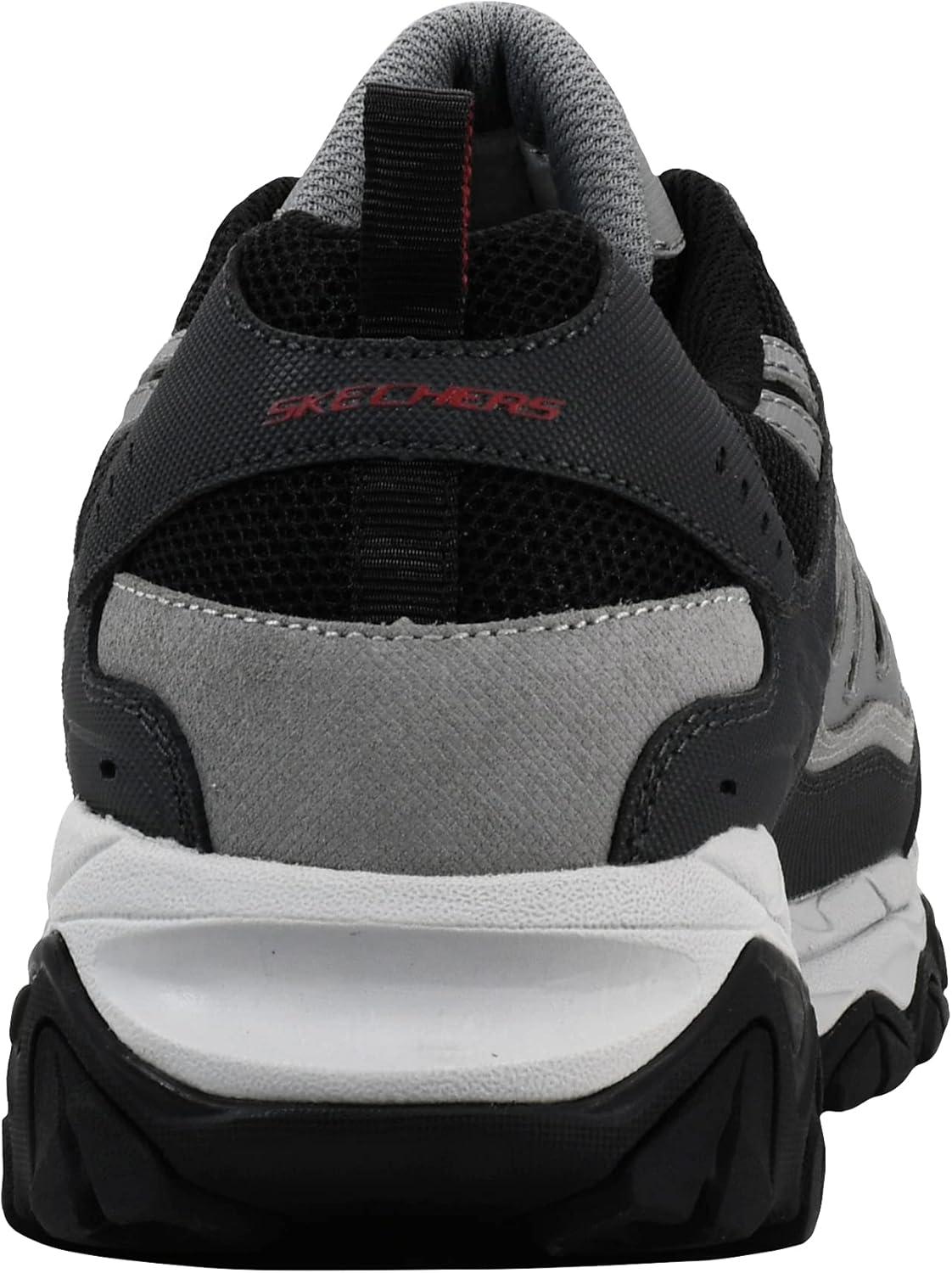 imageSkechers Mens Afterburn M Fit WontedLoaferCharcoalRed