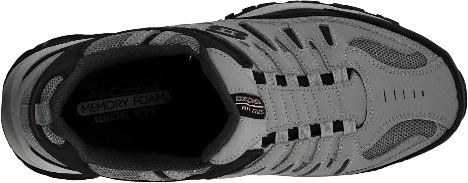 imageSkechers Mens Afterburn M Fit WontedLoaferGreyBlack