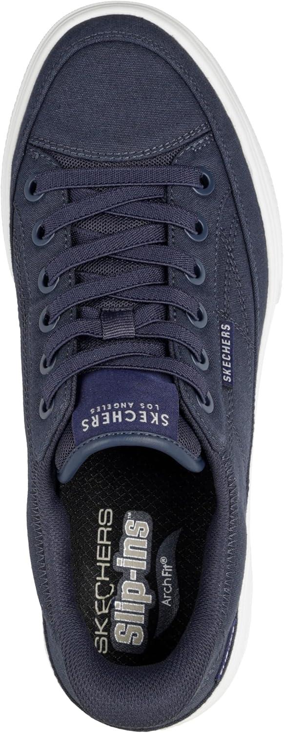 imageSkechers Mens Arch Fit Arcade See Ya There Hands Free SlipinsNavy
