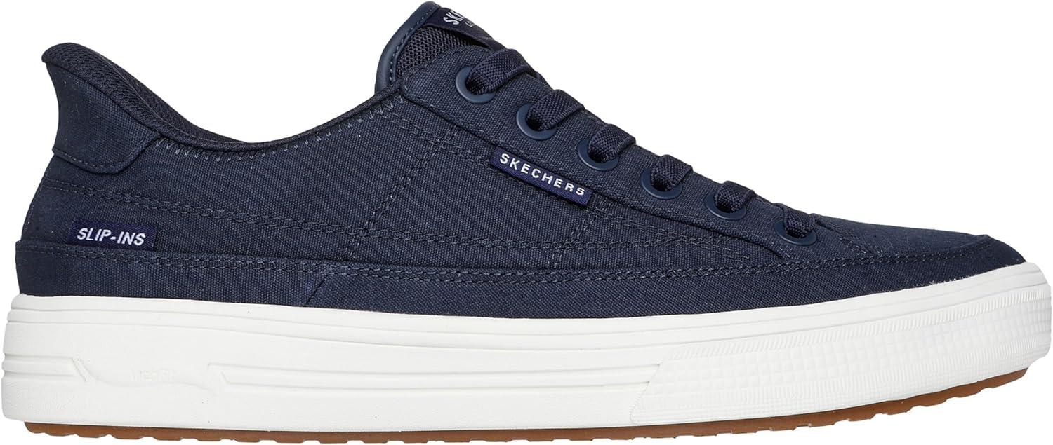 imageSkechers Mens Arch Fit Arcade See Ya There Hands Free SlipinsNavy