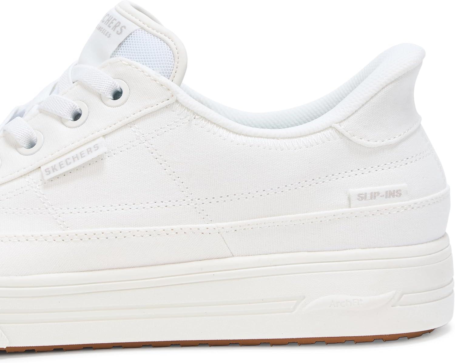 imageSkechers Mens Arch Fit Arcade See Ya There Hands Free SlipinsWhite