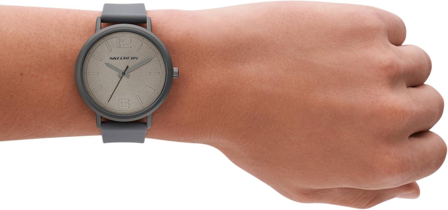 imageSkechers Mens Ardmore Quartz ThreeHand Watch Color Gunmetal Gray Model SR5040