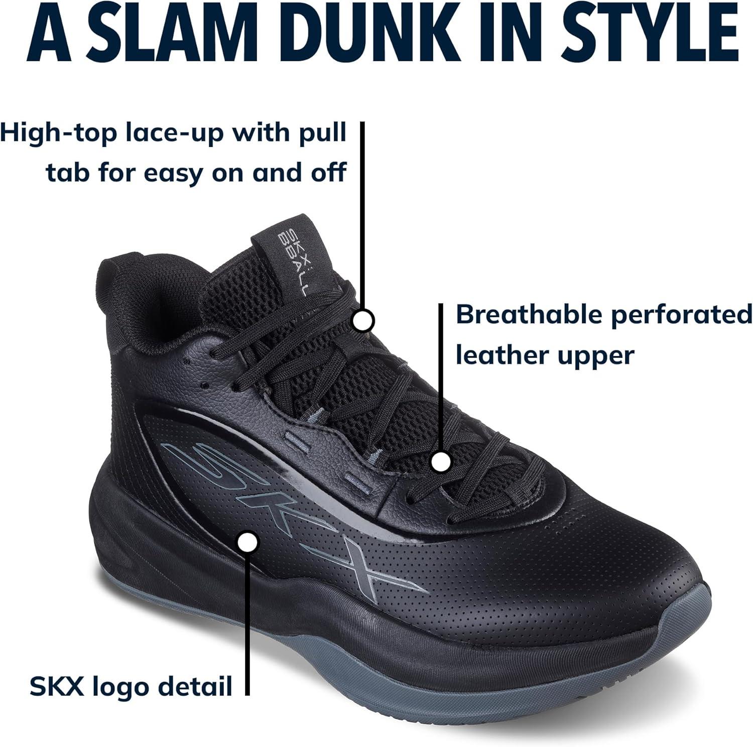 imageSkechers Mens Basketball Skx LeagueBlackBlack