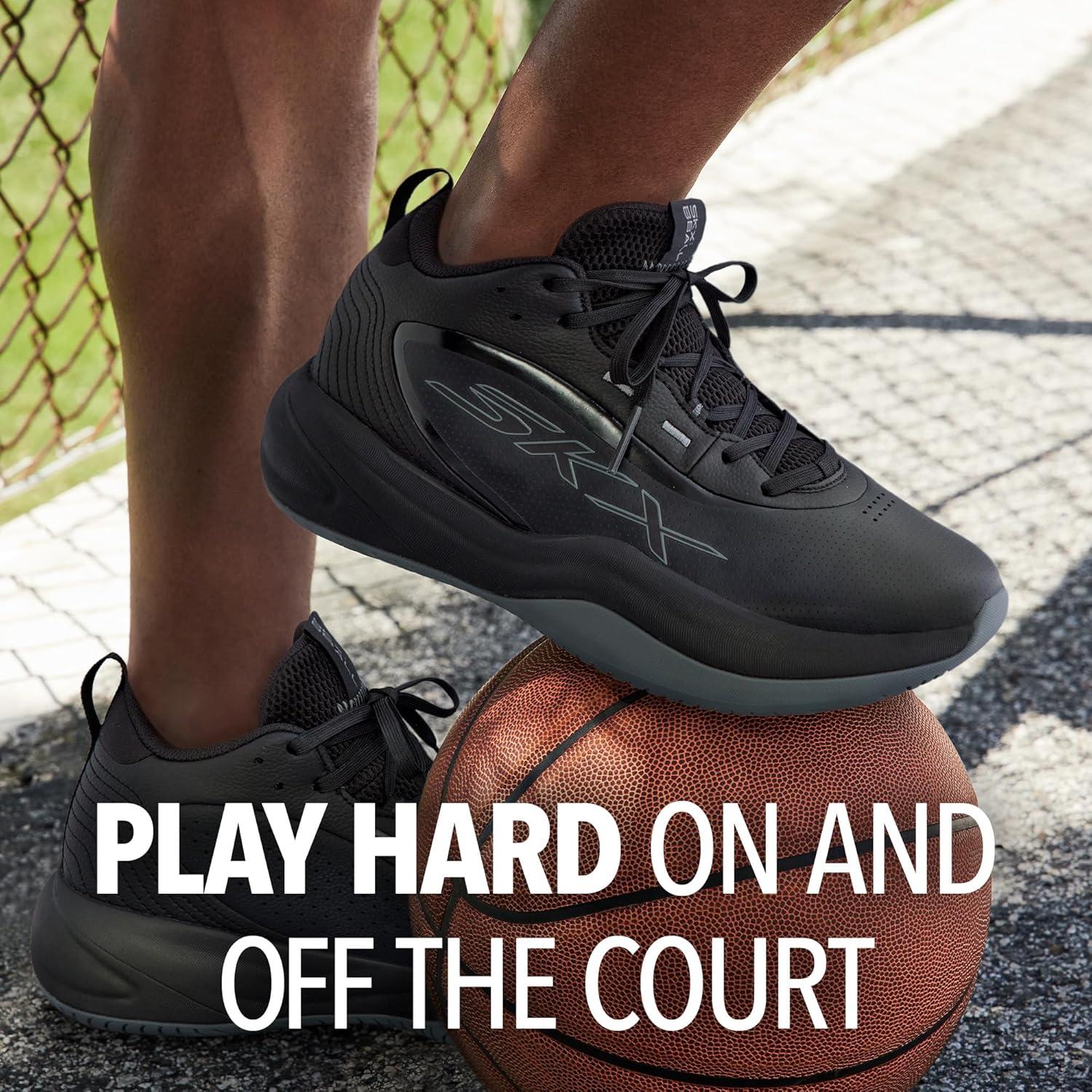 imageSkechers Mens Basketball Skx LeagueBlackBlack