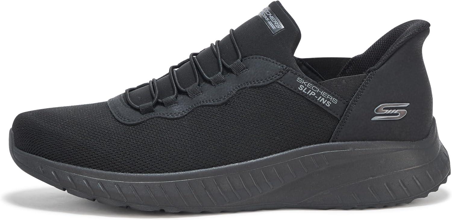 imageSkechers Mens Bobs Squad Chaos Hands Free Slipins SneakersBbk