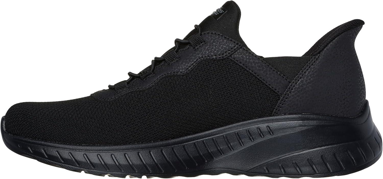 imageSkechers Mens Bobs Squad Chaos Hands Free Slipins SneakersBlackBlack