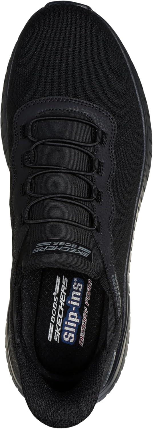 imageSkechers Mens Bobs Squad Chaos Hands Free Slipins SneakersBlackBlack