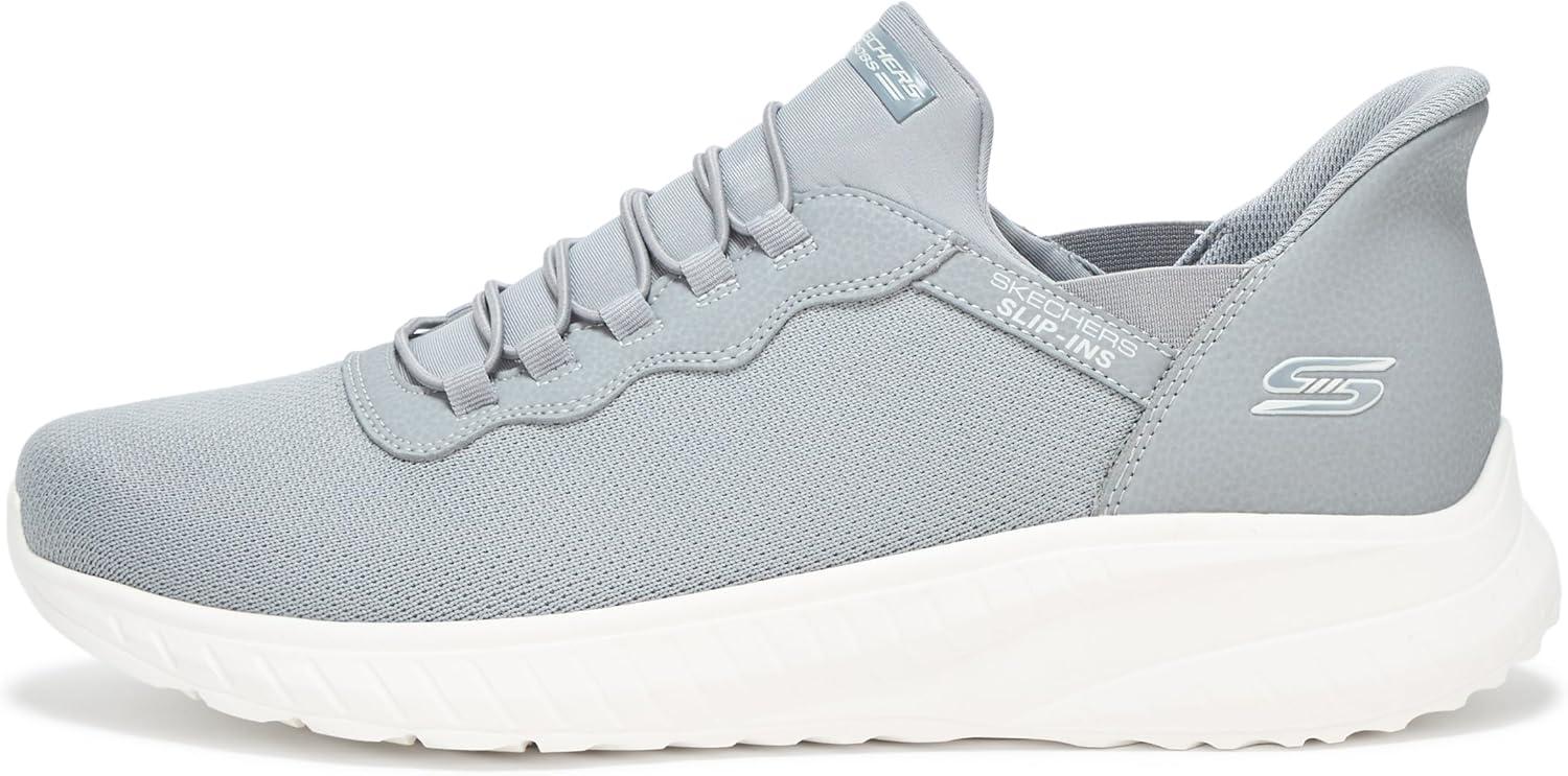 imageSkechers Mens Bobs Squad Chaos Hands Free Slipins SneakersGry