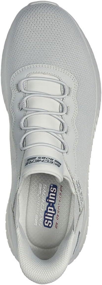 imageSkechers Mens Bobs Squad Chaos Hands Free Slipins SneakersLight Gray