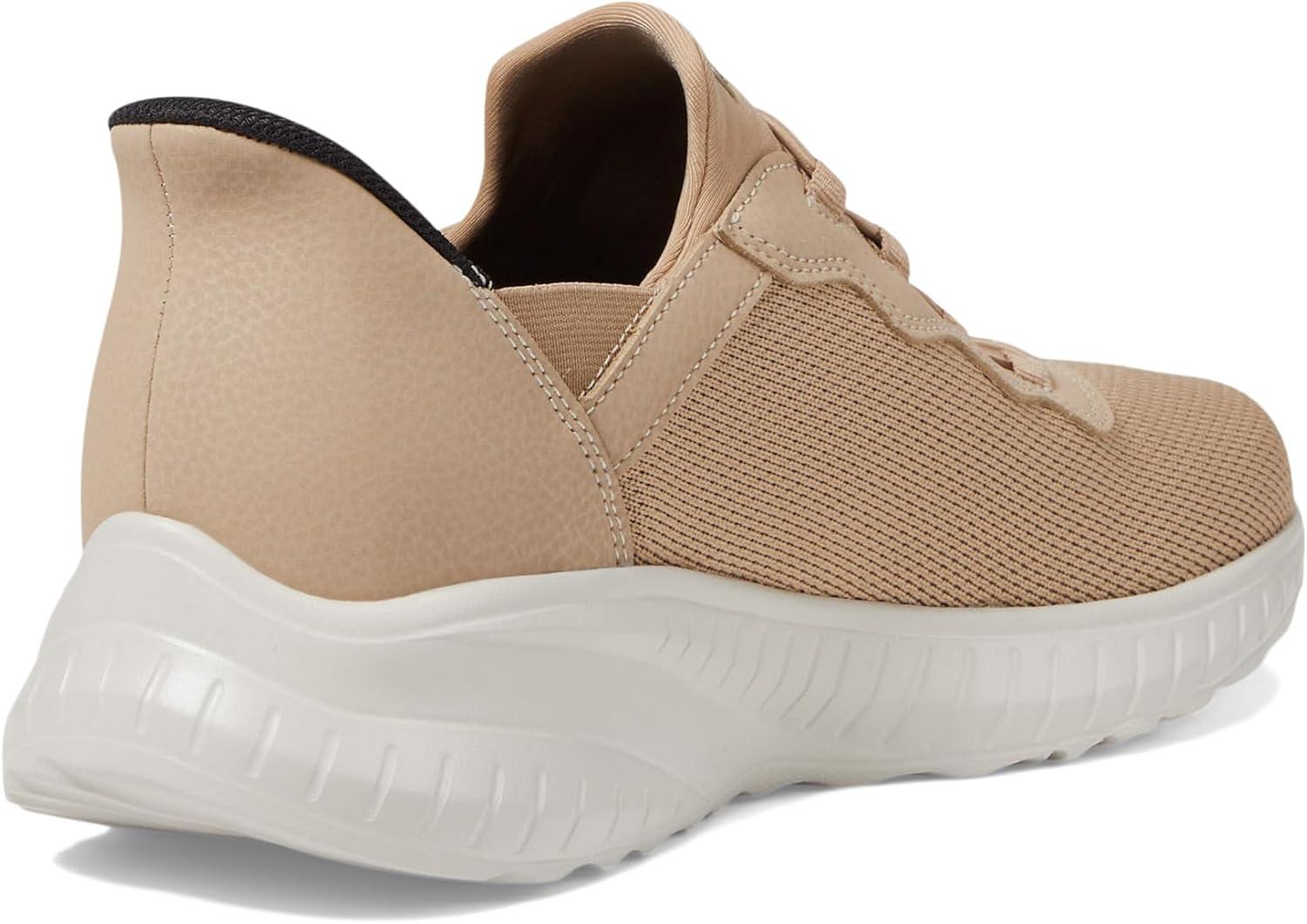 imageSkechers Mens Bobs Squad Chaos Hands Free Slipins SneakersTan