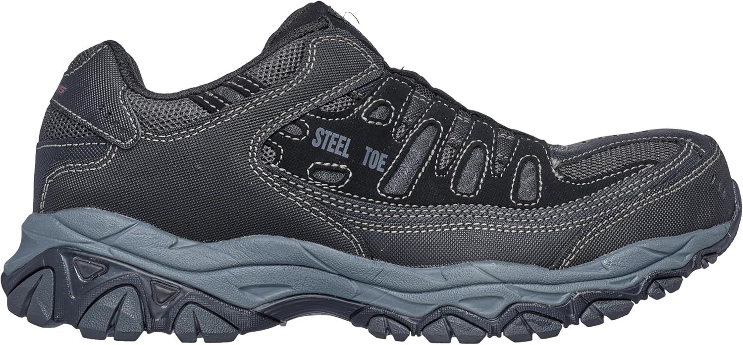 imageSkechers Mens Cankton Ebbitt Steel Toe Construction ShoeConstruction ShoeBlack