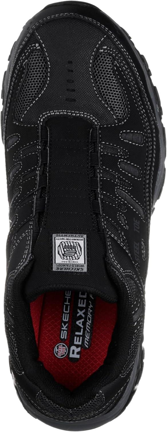 imageSkechers Mens Cankton Ebbitt Steel Toe Construction ShoeConstruction ShoeBlack