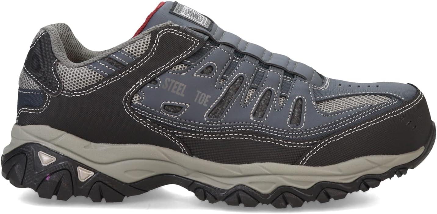 imageSkechers Mens Cankton Ebbitt Steel Toe Construction ShoeConstruction ShoeNavyGrey