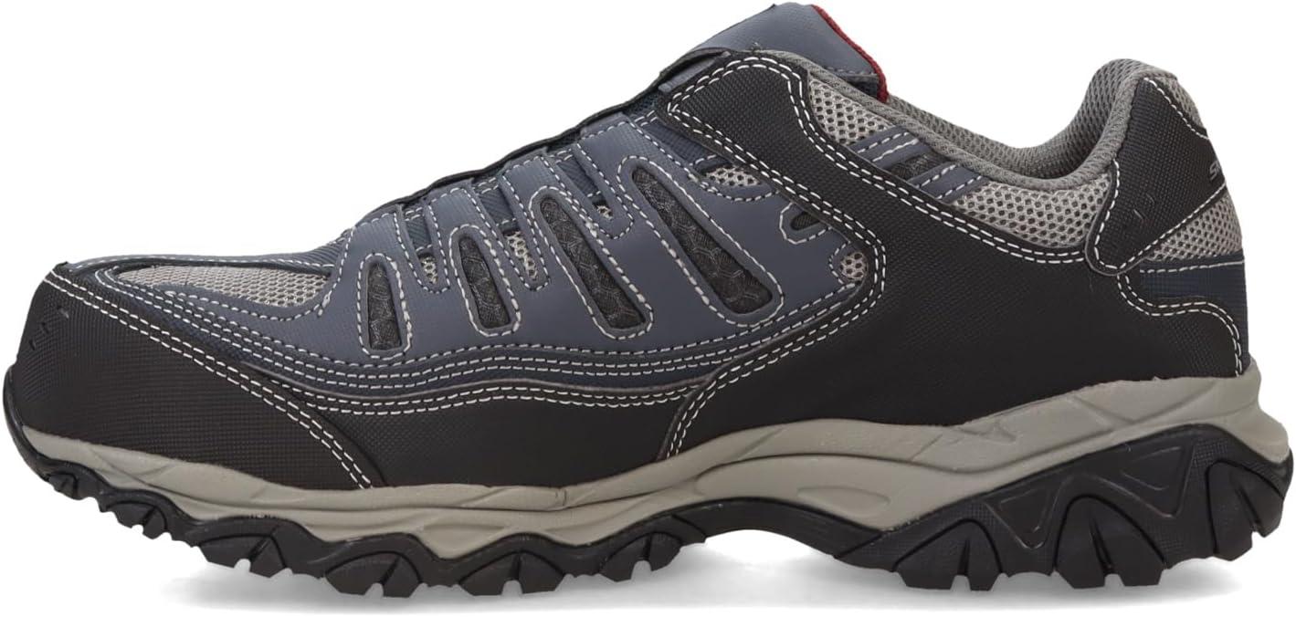 imageSkechers Mens Cankton Ebbitt Steel Toe Construction ShoeConstruction ShoeNavyGrey