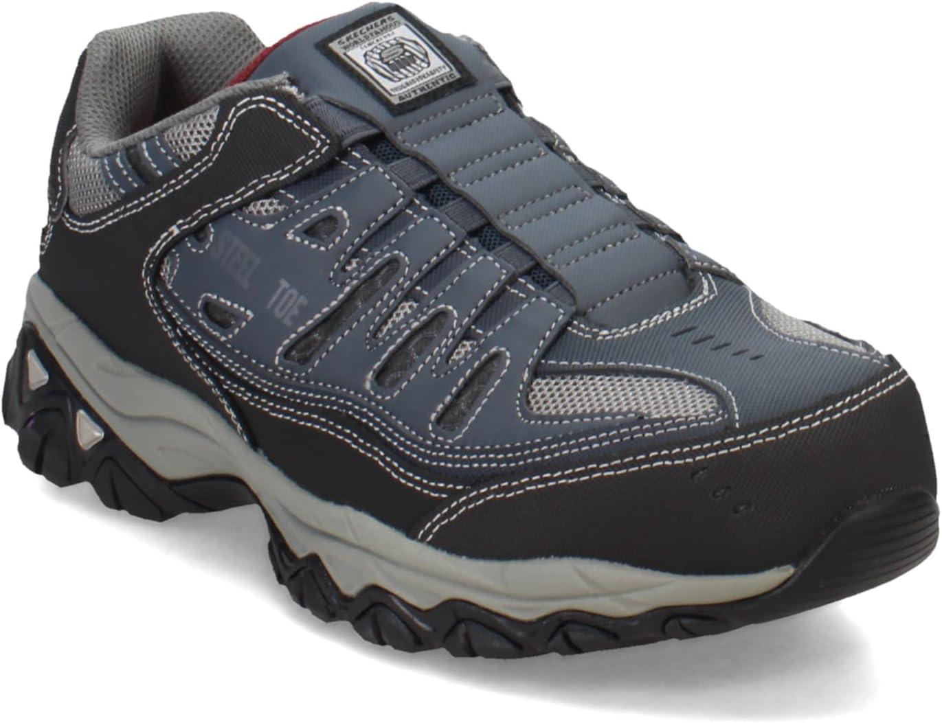 imageSkechers Mens Cankton Ebbitt Steel Toe Construction ShoeConstruction ShoeNavyGrey