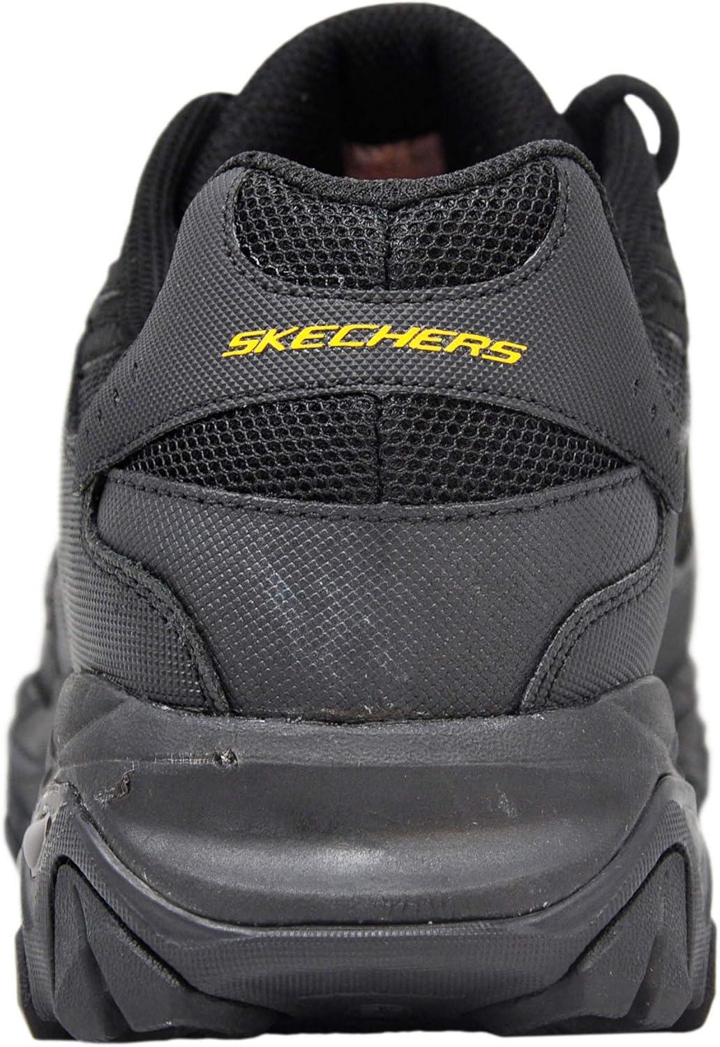 imageSkechers Mens Cankton Steel Toe Construction Shoe Electrical Hazard Rated Memory FoamBlackBlack