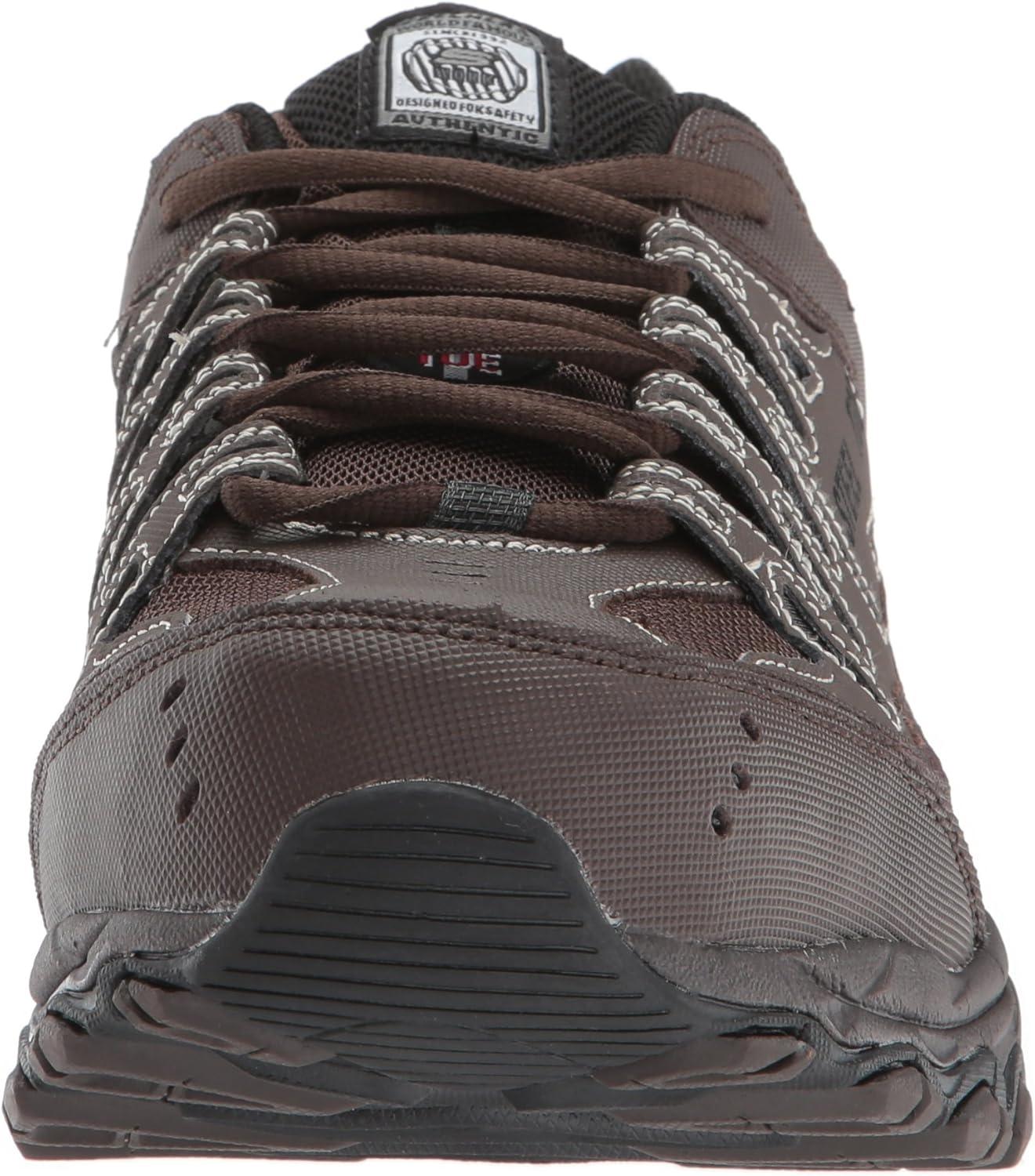 imageSkechers Mens Cankton Steel Toe Construction Shoe Electrical Hazard Rated Memory FoamBrown