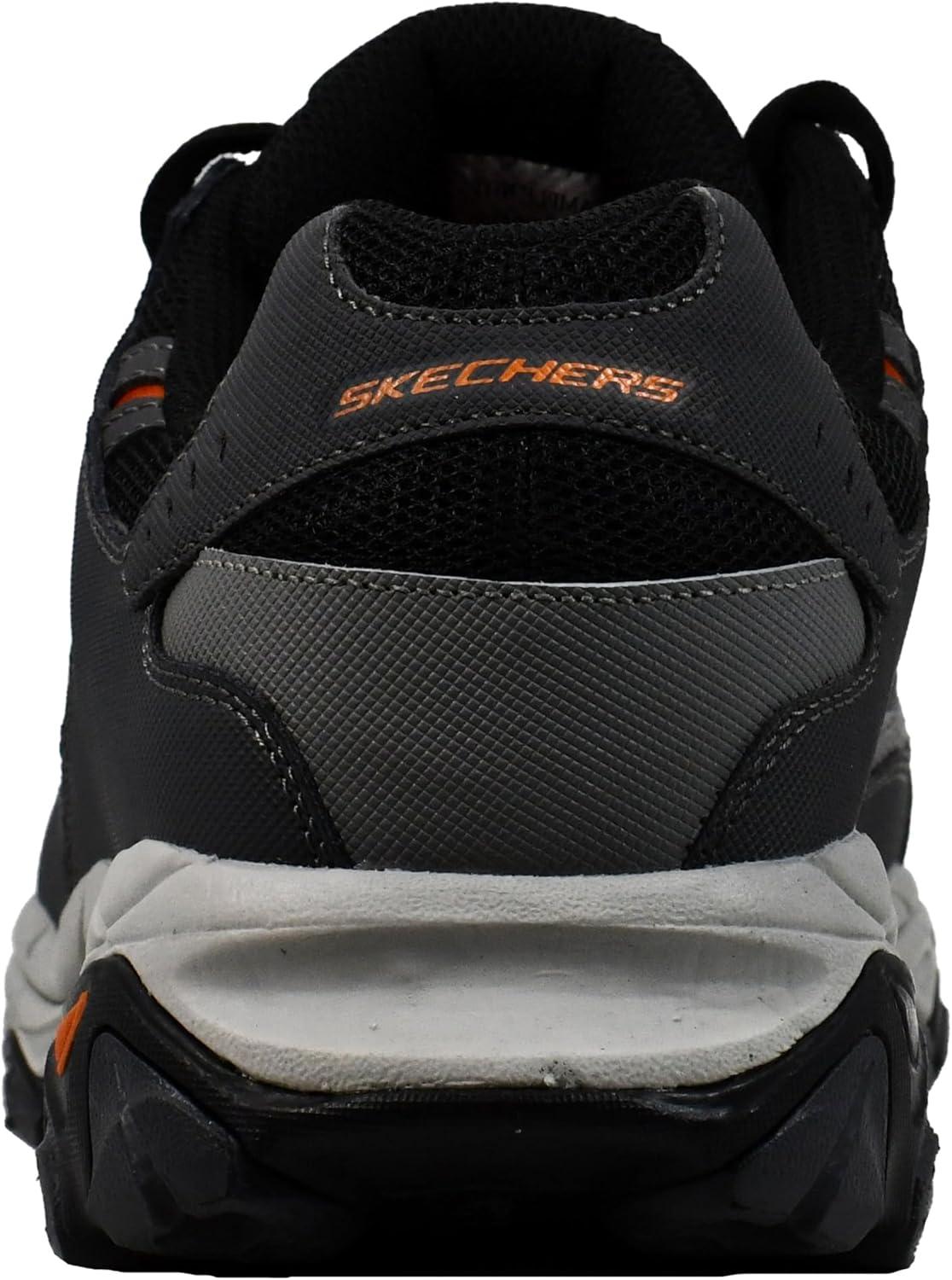 imageSkechers Mens Cankton Steel Toe Construction Shoe Electrical Hazard Rated Memory FoamCharcoalBlack